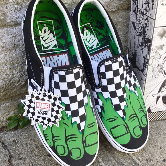 vans slip on hulk